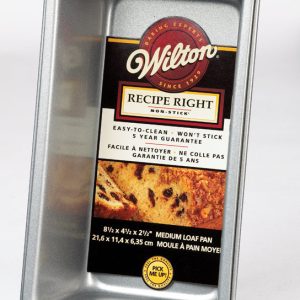 Wilton 4-1/2 in. W X 8-1/2 in. L Loaf Pan Silver