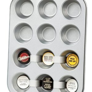 Wilton 3.4 in. W X 11.8 in. L Mini Muffin Pan Silver