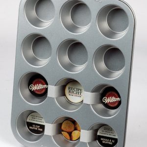 Wilton 4.3 in. W X 15.4 in. L Muffin Pan Silver