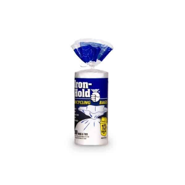 Iron-Hold 13 gal Kitchen Trash Bags Twist Tie 30 pk 0.7 mil