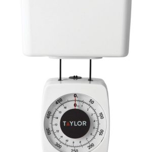 Taylor White Analog Food Scale 1 lb