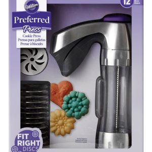 Wilton Preferred Press Cookie Press Silver 1 pc