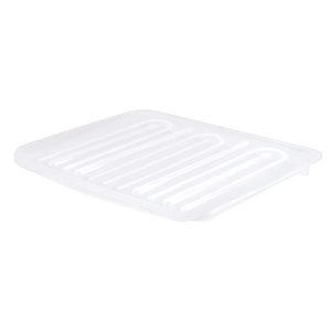 Rubbermaid 18 in. L X 14.8 in. W X 1-5/16 in. H Clear Plastic Dish Drainer