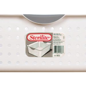 Sterilite 1.5 cu ft White Storage Bin 6 in. H X 12.875 in. W X 15.875 in. D Stackable