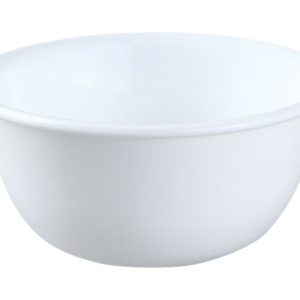 Corelle 12 oz Winter Frost Glass/Porcelain Soup/Dessert Cup Bowl 5.5 in. D 4 pk