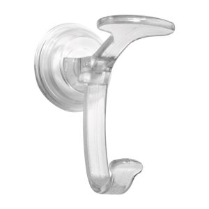 iDesign Power Lock Clear Plastic Spa Hook