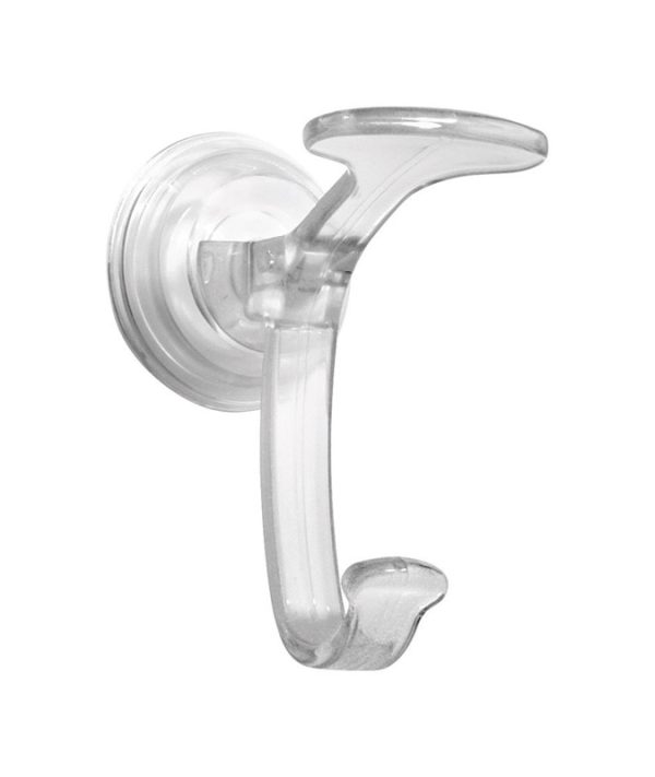 iDesign Power Lock Clear Plastic Spa Hook