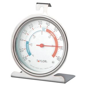 Taylor Instant Read Analog Freezer/Refrigerator Thermometer