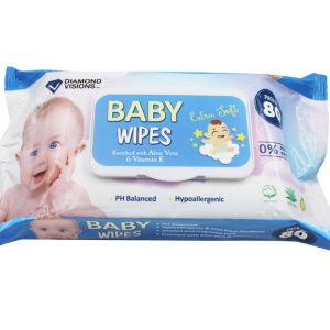 Diamond Visions Baby Wipes 80 pk