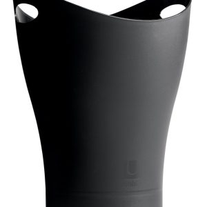 Umbra Garbino 2.25 gal Black Plastic Contemporary Wastebasket