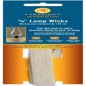 Lamplight Farms 0.06 in. X 8 in. L Flat Wick Shape Cotton Lamp Wick 3 pk