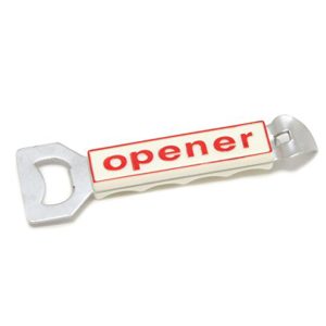 Chef Craft Chrome Silver Chrome Plated Steel Manual Bottle Opener