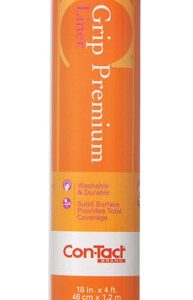 Con-Tact Grip Premium 4 ft. L X 18 in. W White Non-Adhesive Shelf Liner
