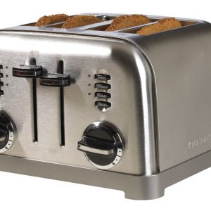 Cuisinart Stainless Steel Silver 4 slot Toaster 7.4 in. H X 11.14 in. W X 10.67 in. D