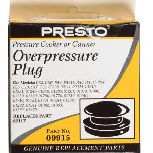 Presto Rubber Pressure Cooker/Canner Over Pressure Plug