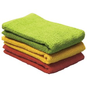 Ritz Soap&Water White Cotton Solid Bar Mop Dish Cloth 3 pk