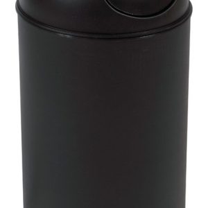 Umbra Grand 10 gal Black Plastic Swing-Top Trash Can