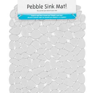 iDesign Graphite Plastic Sink Mat