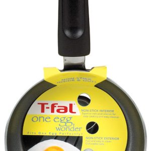T-fal Gray Aluminum Egg Pan