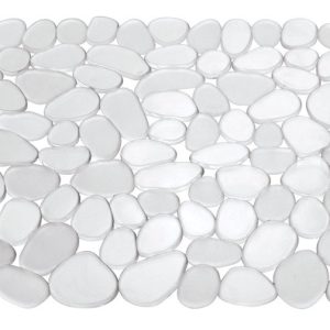 iDesign 12.3 in. L X 10.8 in. W Clear Plastic Sink Mat