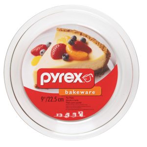 Pyrex 9 in. W X 9 in. L Pie Plate Clear