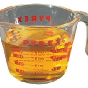 Pyrex 1 cups Glass Clear Measuring Cup