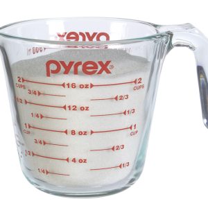 Pyrex 2 cups Glass Clear Measuring Cup
