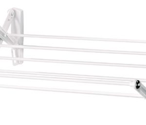 Polder 24 in. H X 24 in. W X 18 in. D Steel Accordian Collapsible Clothes Drying Rack