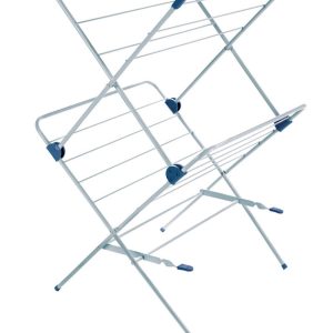 Polder 37.5 in. H X 23.5 in. W X 21.25 in. D Plastic/Steel Accordian Collapsible Clothes Drying Rack