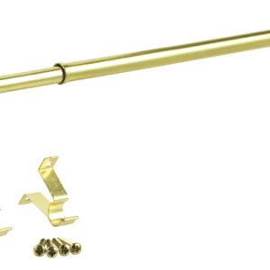 Kenney Brass Brass Curtain Rod 28 in. L X 48 in. L