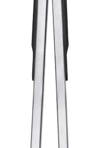 OXO Good Grips Silver/Black Stainless Steel Tongs