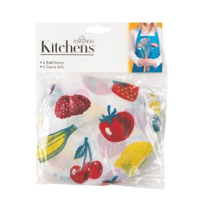 Fox Run Bowl Covers Multicolored 6 pk