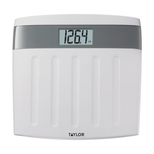 Taylor 350 lb Digital Bathroom Scale White/Gray