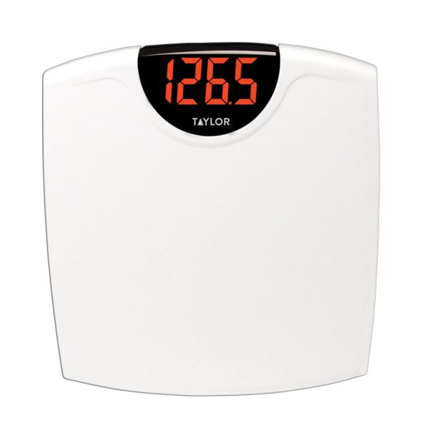 Taylor 330 lb Digital Bathroom Scale White