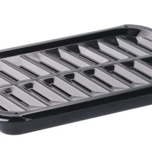 Range Kleen Porcelain Broiler Pan and Grill 8.625 in. W X 13 in. L