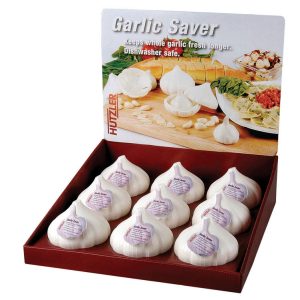 Hutzler White Plastic Garlic Saver