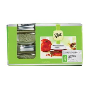 Ball Collection Elite Wide Mouth Canning Jar 8 oz 4 pk