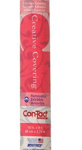Con-Tact Creative Covering 9 ft. L X 18 in. W Virtu Floral Shelf Liner