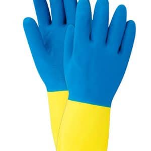 Soft Scrub Neoprene Cleaning Gloves M Blue 1 pair