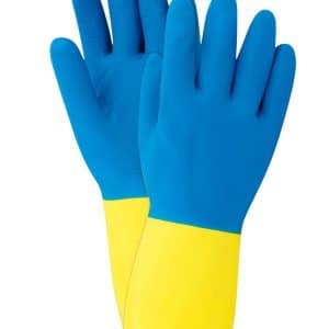 Soft Scrub Neoprene Cleaning Gloves L Blue 1 pair