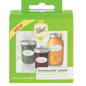 Ball Dissolvable Canning Labels 60 pk