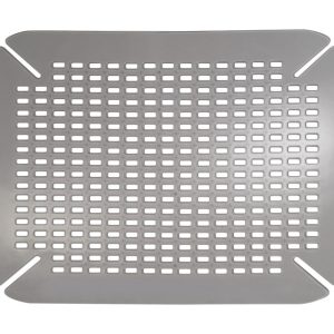 iDesign Black PVC Sink Mat
