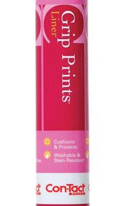 Con-Tact Grip Prints 4 ft. L X 18 in. W Virtu Black Non-Adhesive Shelf Liner