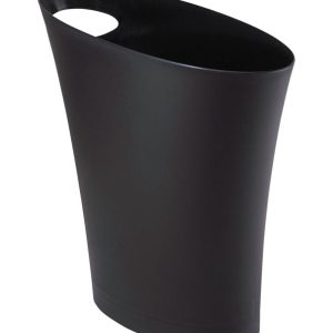 Umbra Skinny 2 gal Black Plastic Modern Wastebasket