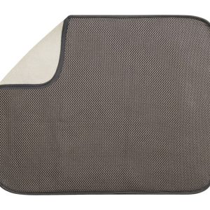 iDesign IDry 18 in. L X 16 in. W X 0.5 in. H Microfiber Drying Mat