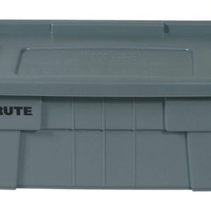 Rubbermaid Brute 14 gal Gray Storage Tote 10.7 in. H X 16.5 in. W X 27.9 in. D Stackable