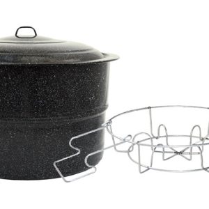Granite Ware Canner with Lid & Jar Rack 33 qt 3 pc