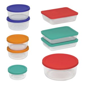 Pyrex Clear Food Storage Container Set 9 pk