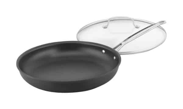 Cuisinart Chef's Classic Skillet w/Lid 12 in. Black