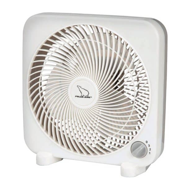 Polar Aire High Velocity 11.18 in. H X 9 in. D 3 speed Box Fan